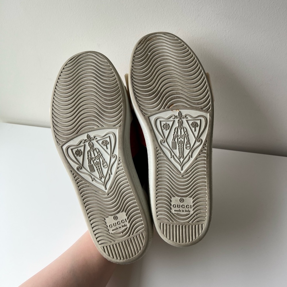 Gucci women’s Ace Sneaker with velvet bows size 36.5 - Picture 7 of 8
